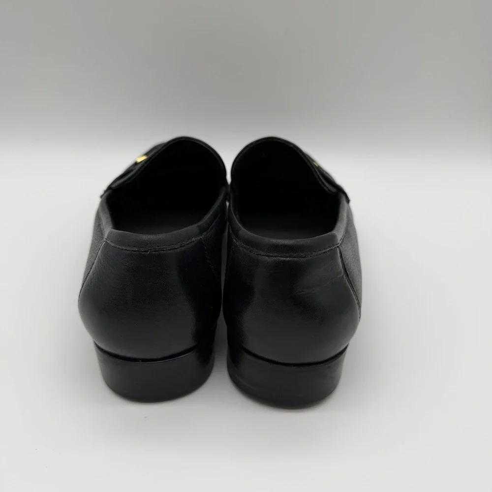 Florsheim Men's Padron Pebbled Leather Penny Loafer Tassel Black Size 9.5 D